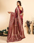 Vasthrlay Kanjivaram Banarasi Wedding Light Green Saree