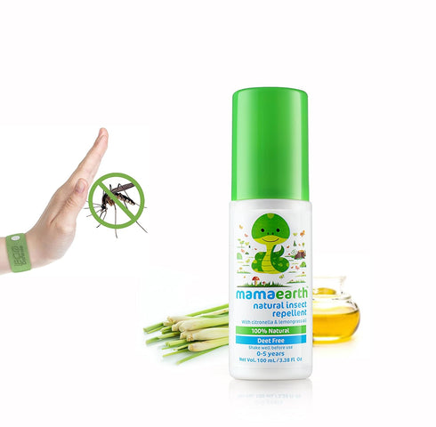 Mamaearth Milky Soft Shampoo & Mamaearth Natural Insect Repellent for Babies