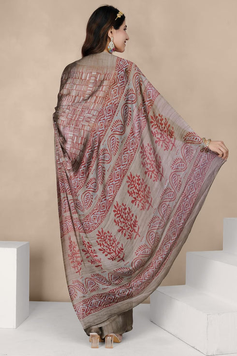 Vasthrlay Fashion Chiffon Printed Ethnic Wear