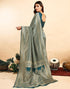 Vasthrlay Kanjivaram Banarasi Wedding Light Green Saree