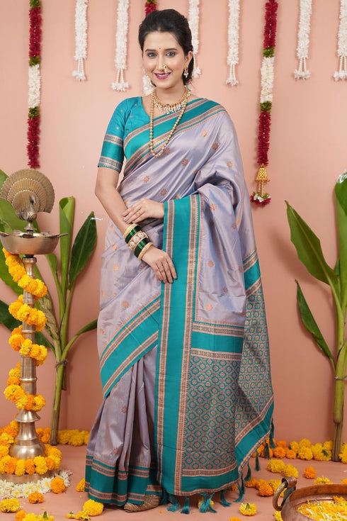 Vasthrlay Kanjivaram Unstitched Blouse Ethnic Wear