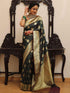 Vsathrlay Saree Kanjivaram Silk Pari Gold
