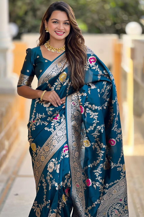 Vasthrlay Kanjivaram Blouse Purple Ethnic Wear