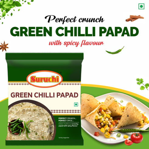Suruchi Green Chilly Papad