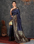 Vasthrlay Banarasi Unstitched Saree