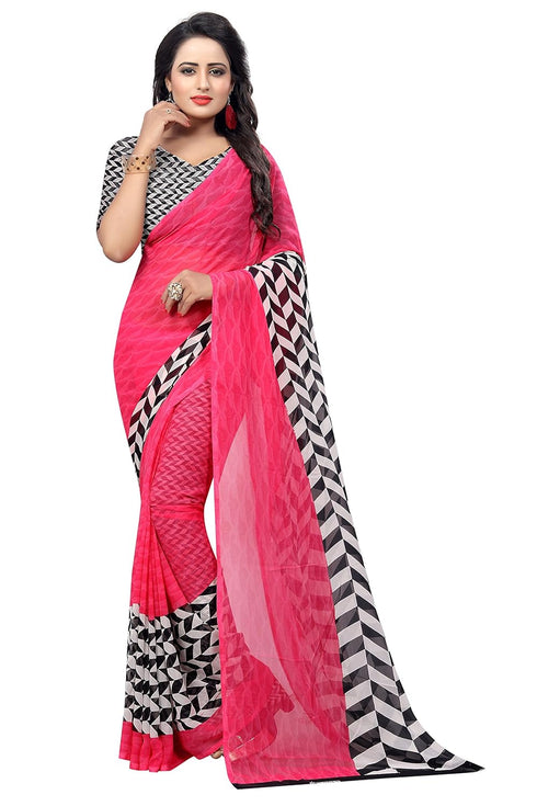 Vasthrlay Georgette Multi Color Free Size Sdpl Piku Ethnic Wear