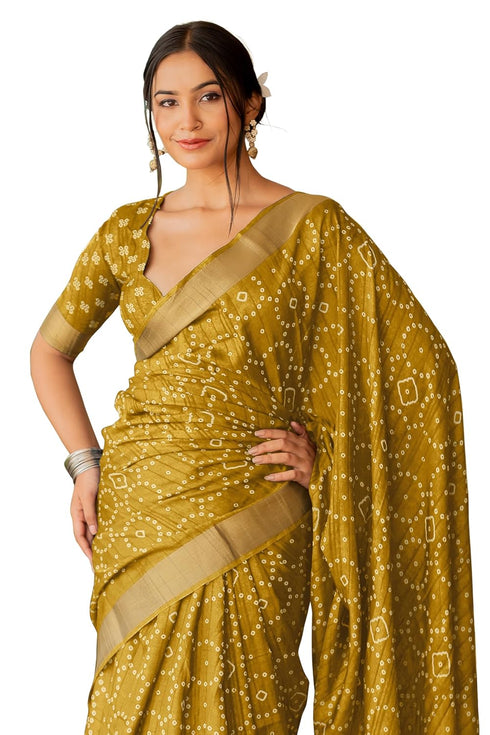 Vasthrlay Fashion Bandhani Printed Ethnic Wear