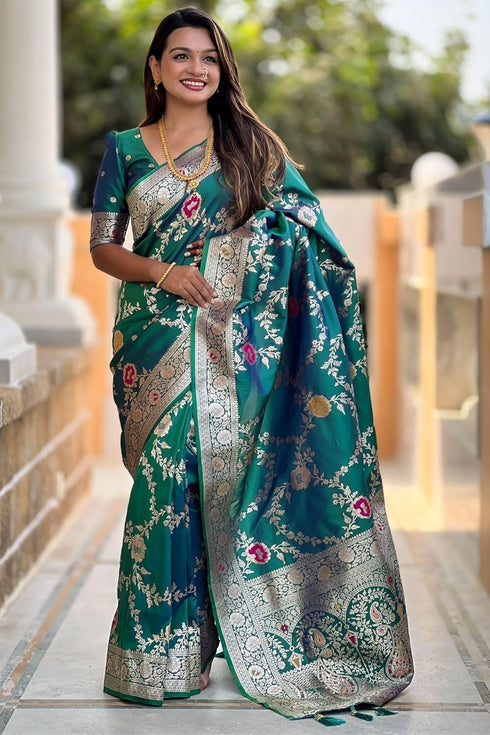 Vasthrlay Kanjivaram Blouse Purple Ethnic Wear