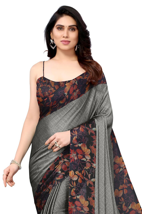 Vasthrlay Fashion Rhinestone Embellished Black Ethnic Wear