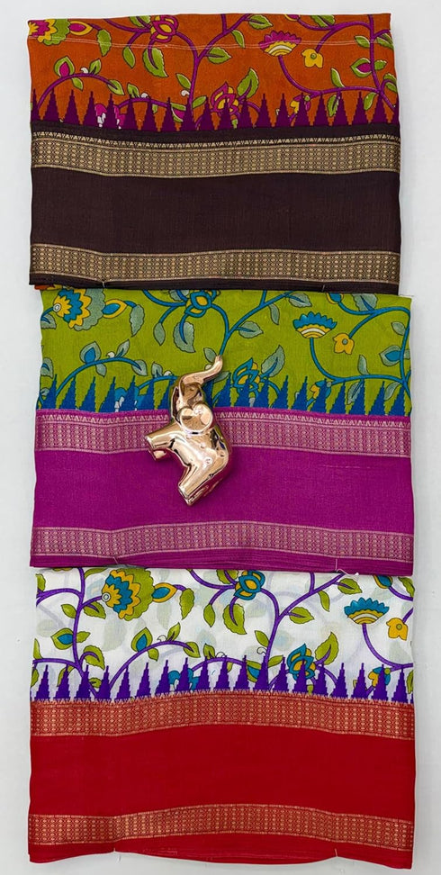 Vasthrlay Tussar Print Saree