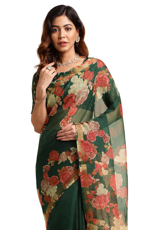 Vasthrlay Fashion Polyester Printed Black Ethnic Wear