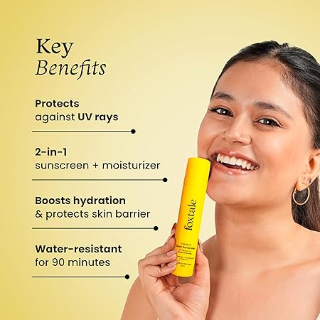 Foxtale SPF 70 Niacinamide Dewy Sunscreen with PA++++