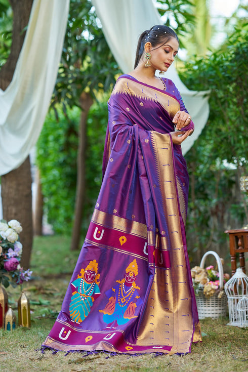 Vasthrlay Organza Designer Unstitched Saree