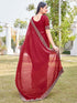 Vasthrlay Georgette Scalloped Rani Saree