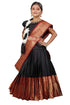 Vasthrlay South Indian Traditional Unstitched Half Saree For Girls