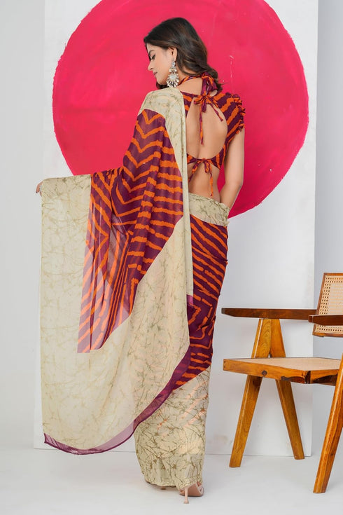 Vasthrlay Fashion Chiffon Printed Ethnic Wear