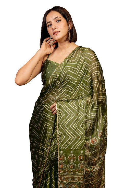 Vasthrlay Fashion Georgette Sequins Navy Ethnic Wear
