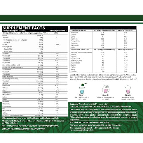 Inlife Vegan Protein Meal Shake Mixed Berry Flavour