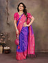 Vasthrlay Kanjivaram Saree Banarasi Blouse Wedding