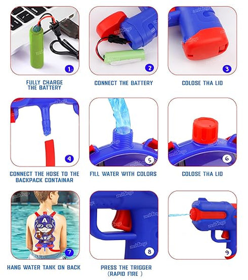 Zest 4 Toyz Holi Electric Pichkari Water Gun for Kids