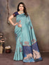 VasthrlayKanjivaram Banarasi Unstitched Mustard Free Ethnic Wear