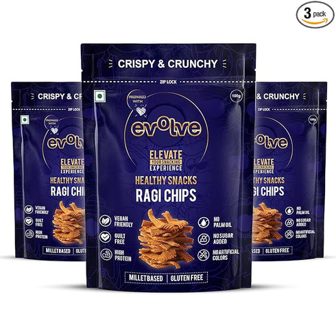 Evolve Ragi Chips Healthy Snack