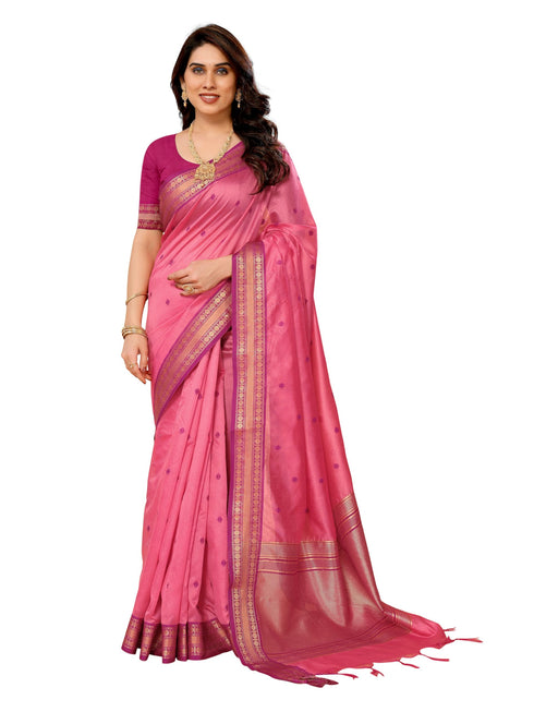 Vasthrlay Jacquard Unstitched Saree