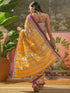 Vasthrlay Printed Yellow Saree