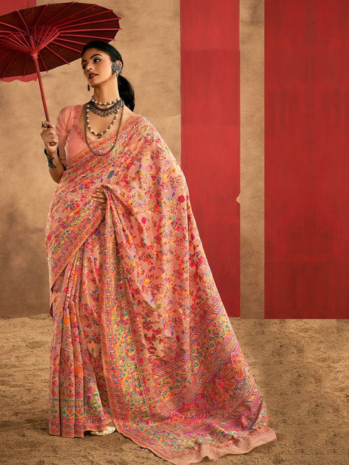 Vasthrlay Paithani Unstitched Elegant Traditional Saree
