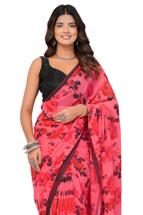 Vasthrlay Fashion Georgette Printed Ethnic Wear