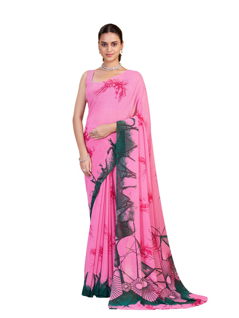 Vasthrlay Georgette Printed Saree