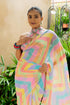 Vasthrlay Fashion Georgette Geometric Green Ethnic Wear