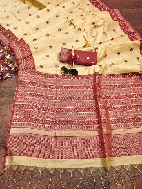 Vasthrlay Tussar Saree Butties