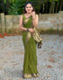 VasthrlayWedding Mehndi Saree