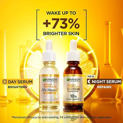 Garnier Bright Complete Night Vitamin C Serum