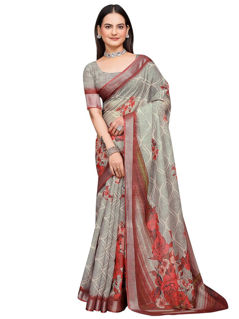 Vasthrlay Elephant Printed Unstitched Sai Ethnic Wear