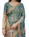 Vasthrlay Handloom Turquoise Traditional Saree