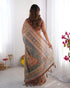 Vasthrlay Grey Green Traditional Multicolor Saree