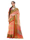 Vasthrlay Pink Cotton Saree
