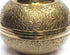 Brass Bidri Work Flower Vase (8-Inch, Polished)