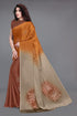 Vasthrlay Fashion Chiffon Printed Grey Ethnic Wear