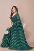 Vasthrlay Fashion Georgette Bandhej Red Ethnic Wear