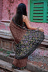 Vasthrlay Fashion Rhinestone Embellished Black Ethnic Wear