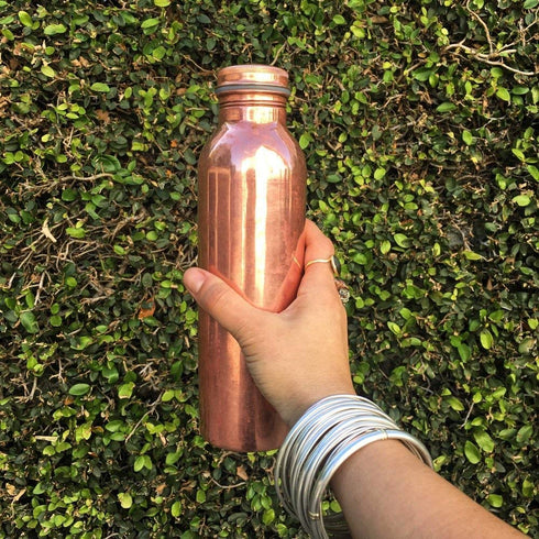 Copper Water Bottle Dirt Proof