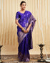 Vasthrlay Womens Banarasi Jacquard Sky Blue Saree