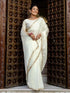 Vasthrlay Sequins Embroidery Black Saree