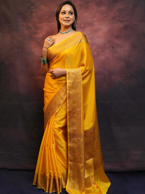 Vasthrlay Saree Kanjivaram Silk Pari Navy