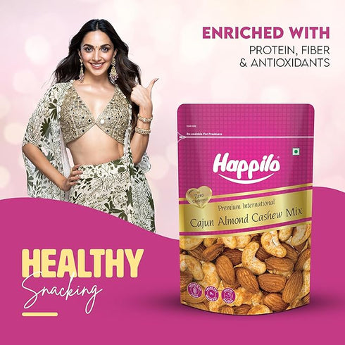 Happilo Premium International Cajun Almond Cashew Mix