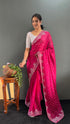 Vasthrlay Designer Georgette Border Traditional