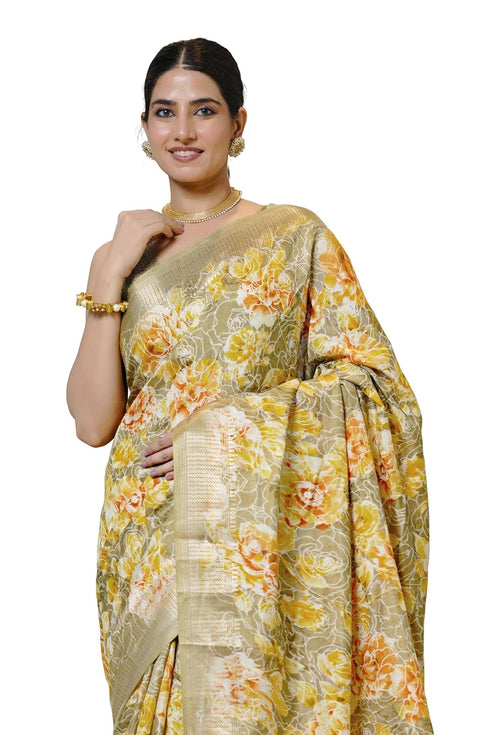 Vasthrlay Fashion Floral Printed Ethnic Wear